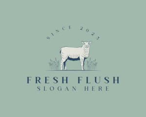 Animal Farm Sheep logo design