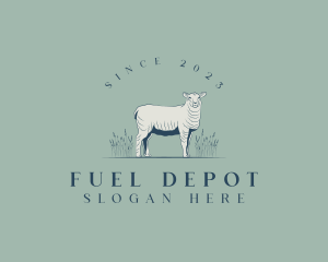 Animal Farm Sheep logo design