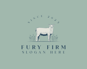 Animal Farm Sheep logo design