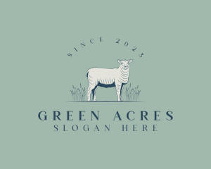 Animal Farm Sheep logo design