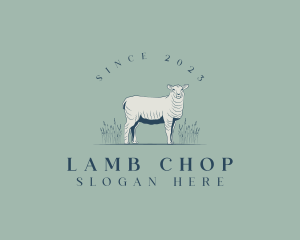 Animal Farm Sheep logo design