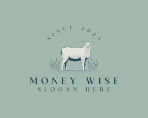 Animal Farm Sheep logo design