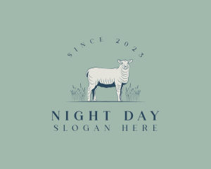 Animal Farm Sheep logo design