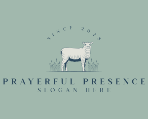 Animal Farm Sheep logo design