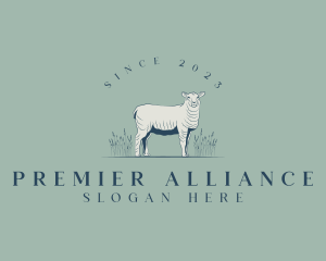 Animal Farm Sheep logo design