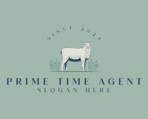 Animal Farm Sheep logo design