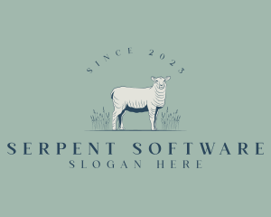 Animal Farm Sheep logo design