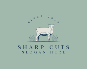 Animal Farm Sheep logo design