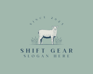 Animal Farm Sheep logo design