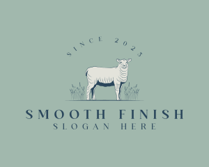 Animal Farm Sheep logo design