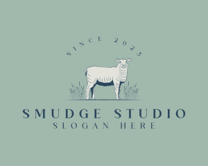 Animal Farm Sheep logo design