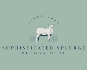 Animal Farm Sheep logo design