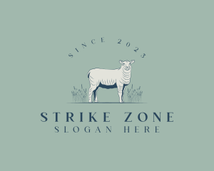 Animal Farm Sheep logo design