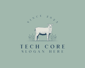 Animal Farm Sheep logo design