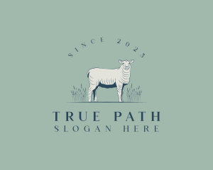 Animal Farm Sheep logo design