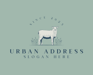 Animal Farm Sheep logo design