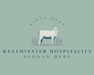 Animal Farm Sheep logo design