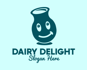 Smiling Milk Bottle  logo