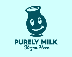 Smiling Milk Bottle  logo