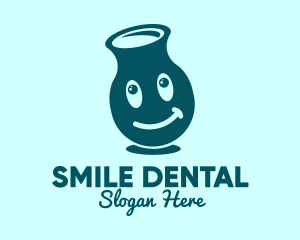 Smiling Milk Bottle  logo design