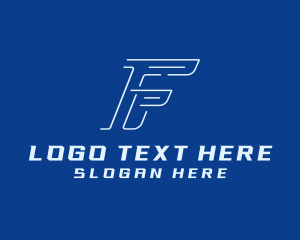 Letter - Express Delivery Letter F logo design