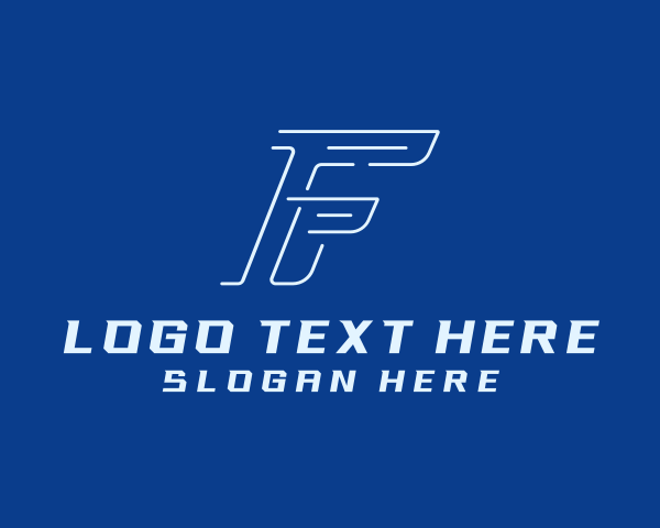 Letter F logo example 3