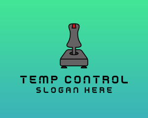 Retro Joystick Controller logo design