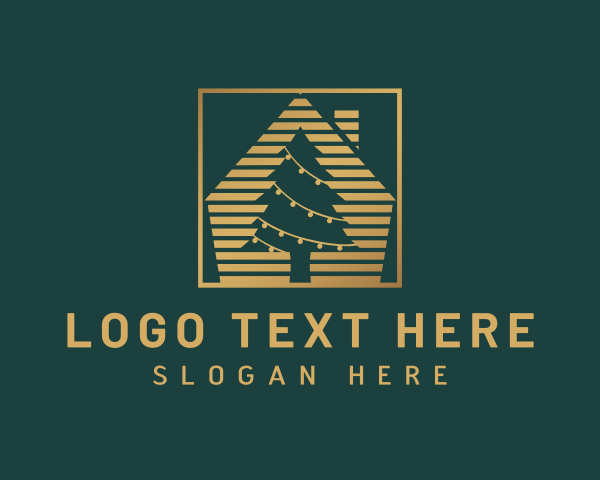 Log Cabin logo example 1