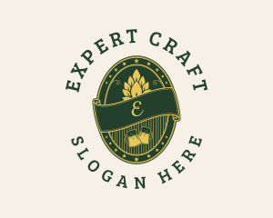 Craft Beer Hops logo design