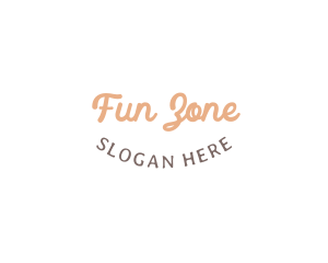 Bubbly Cursive Wordmark logo design