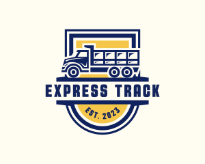 Dump Truck Transport Logo