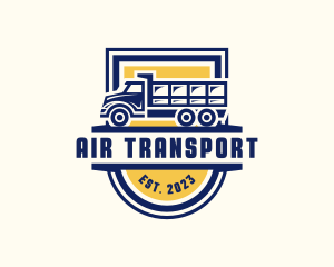 Dump Truck Transport logo design