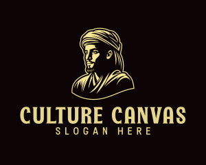 Cultural Bedouin Man logo