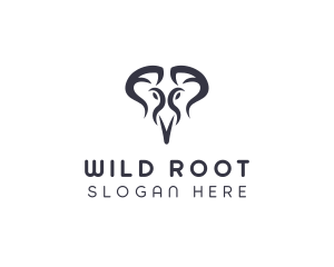 Wild Elephant Safari logo design