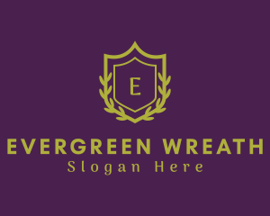 Royal Wreath Shield logo design