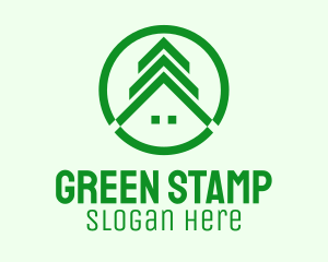 Green House Realtor logo design