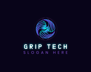 International Globe Tech logo design