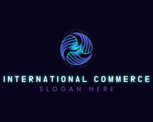 International Globe Tech logo design