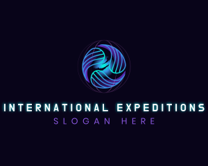 International Globe Tech logo design