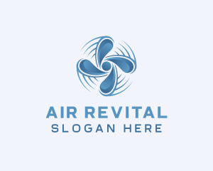 Industrial Fan Propeller logo design