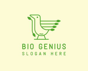 Green Bird Tech logo design