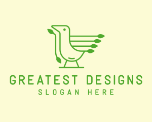 Green Bird Tech logo design