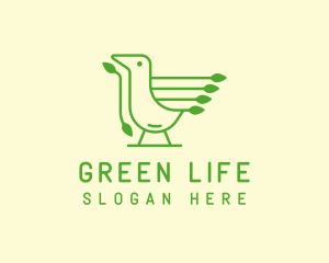 Green Bird Tech logo design