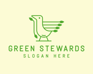 Green Bird Tech logo design