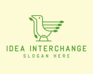 Green Bird Tech logo design