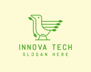 Green Bird Tech logo design