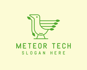 Green Bird Tech logo design