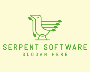 Green Bird Tech logo design