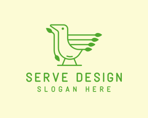 Green Bird Tech logo design