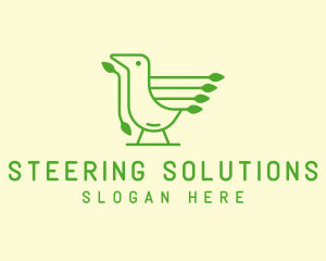 Green Bird Tech logo design